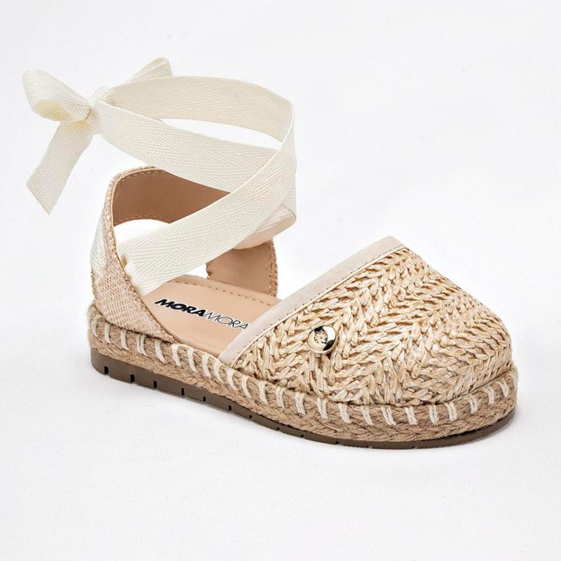 ALPARGATA  MORAMORA ESTRELLA BEIGE