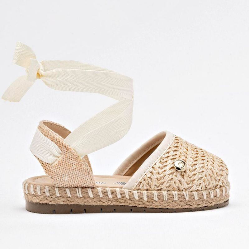 ALPARGATA  MORAMORA ESTRELLA BEIGE