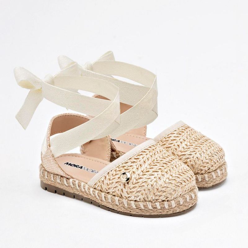 ALPARGATA  MORAMORA ESTRELLA BEIGE