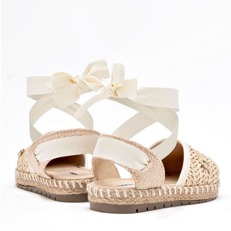 ALPARGATA  MORAMORA ESTRELLA BEIGE