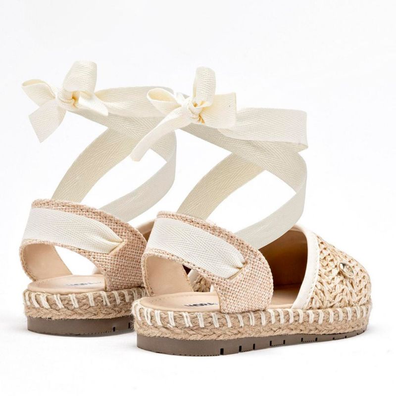ALPARGATA  MORAMORA ESTRELLA BEIGE