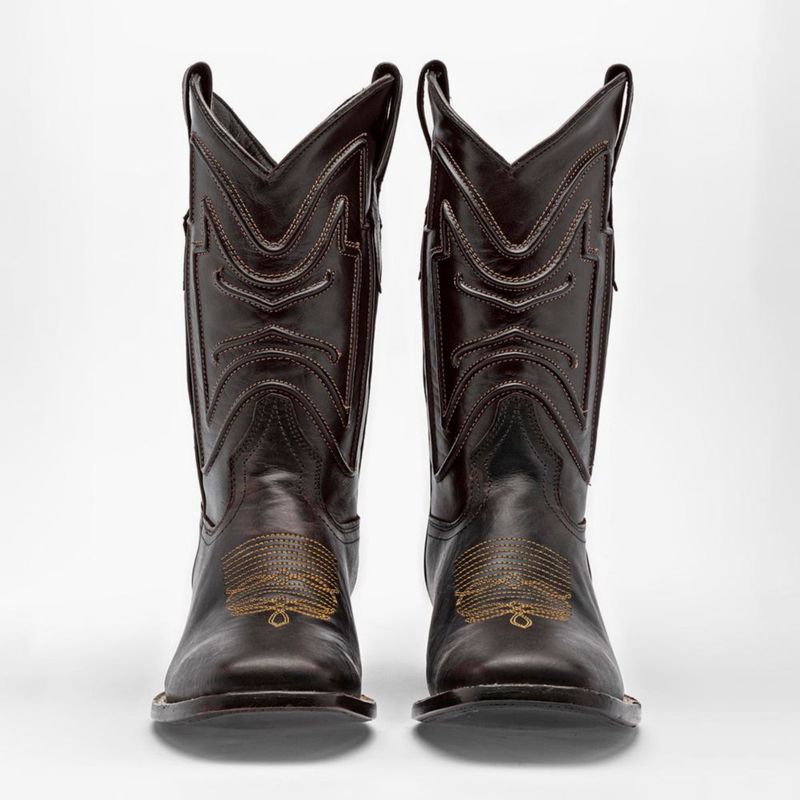 BOTA Y BOTIN VAQUERA ANDRE V B0587 CAFE Piel