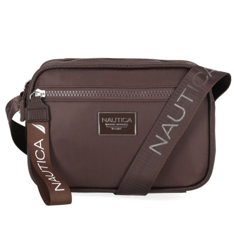 Bolso de mano Nautica Camera Bandolera Espresso 20x13x8 cm