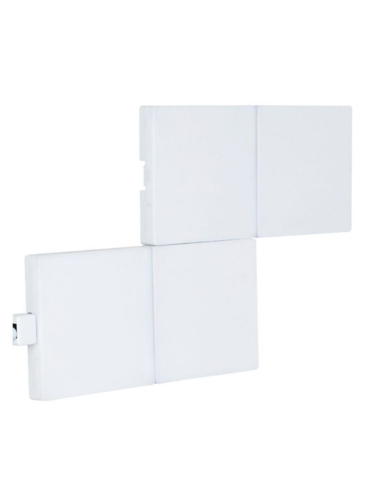 Luminario LED de Muro Enlazable Estévez 8W (420lm) Luz RGB, Aplicación Fija de Sobreponer, Diseño Delgado 20x20cm