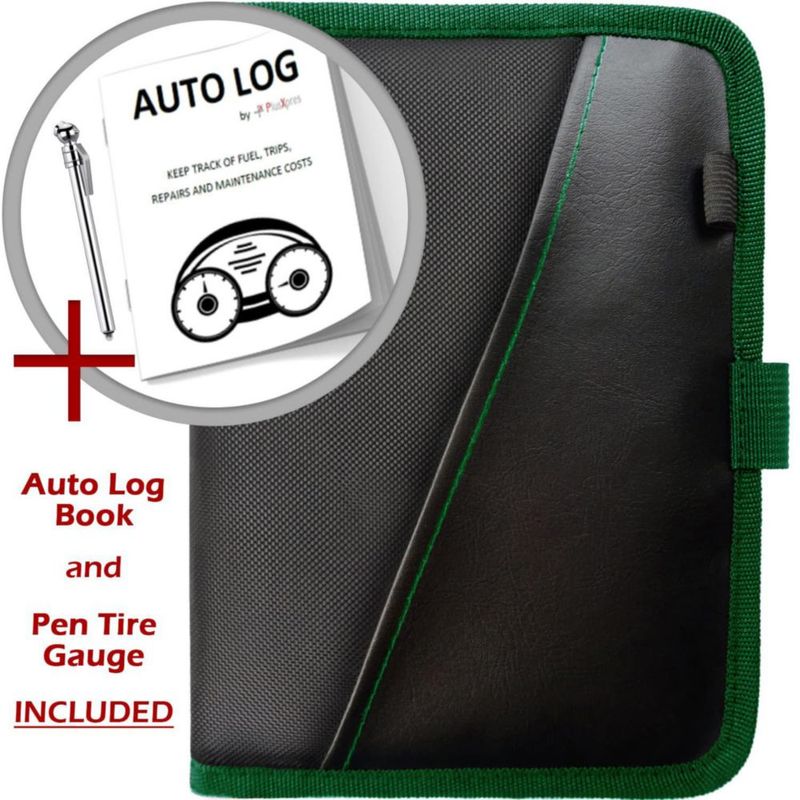 Caddy PlusXpres Organizador Verde de Documentos para Coche