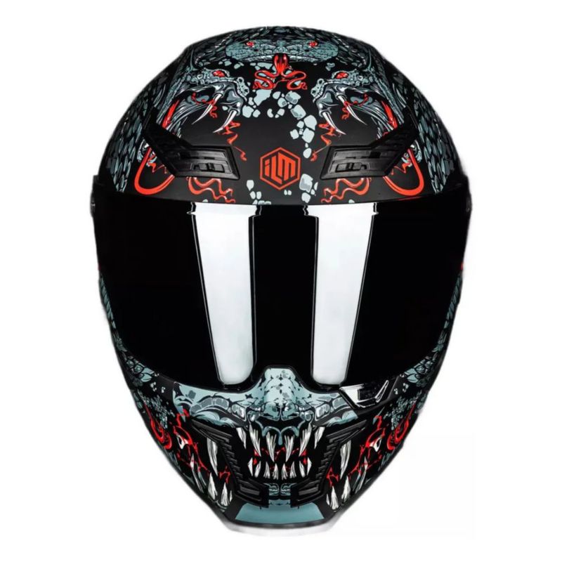Casco Ilm Vendetta Mf509 Mythology M Rojo