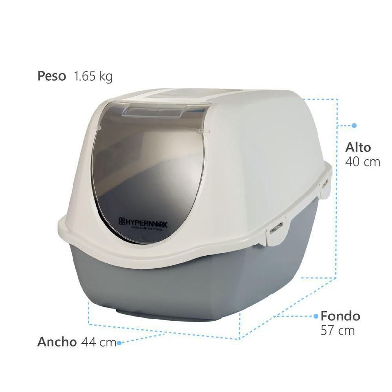 Caja arenero para gatos Hypermark  Cattoilet grande HM0111MG