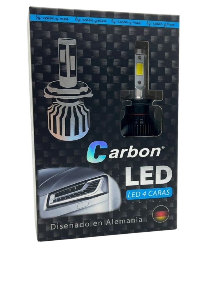 Par Focos LED H10/9005 Carbon LED Pro 55W 6000K