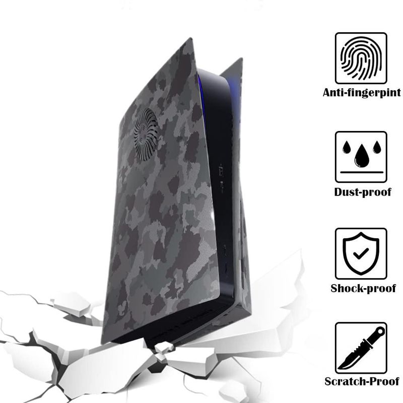 Cubierta de ABS con camuflaje para PS5 – Wedorat