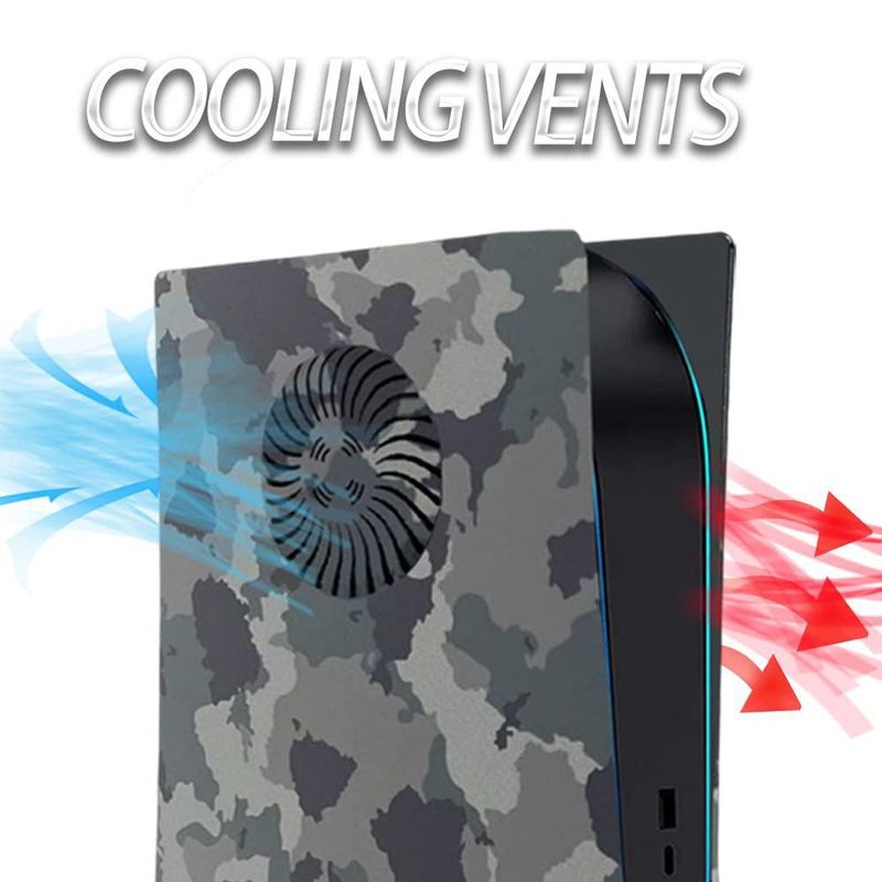 Cubierta de ABS con camuflaje para PS5 – Wedorat