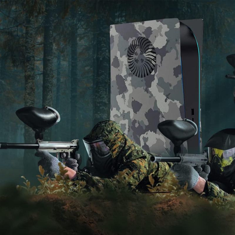Cubierta de ABS con camuflaje para PS5 – Wedorat