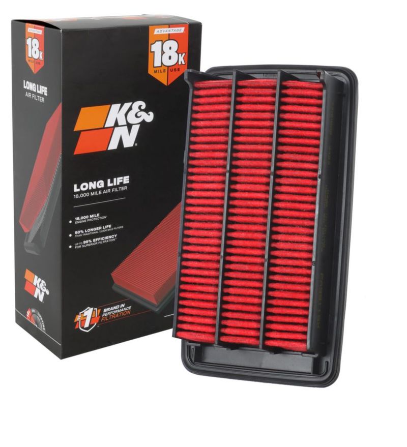 Filtro de aire K&N de larga vida 29.000 km KNA-5044