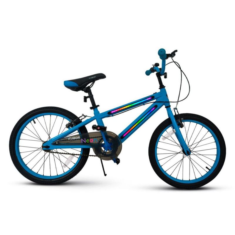 Bicicleta Infantil KUBOR NeonX R20 de 1V Azul