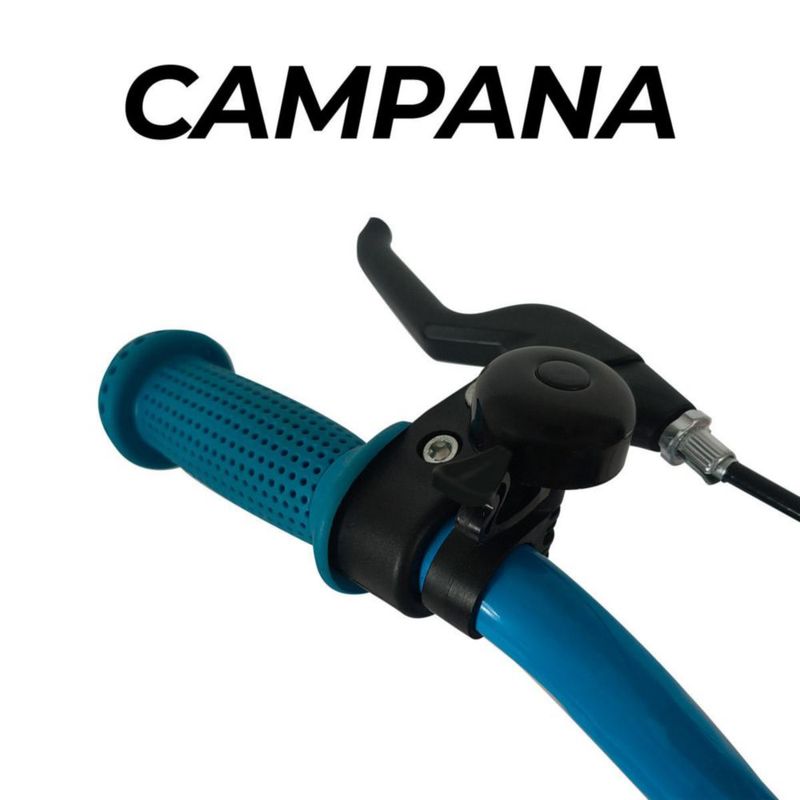 Bicicleta Infantil KUBOR NeonX R20 de 1V Azul