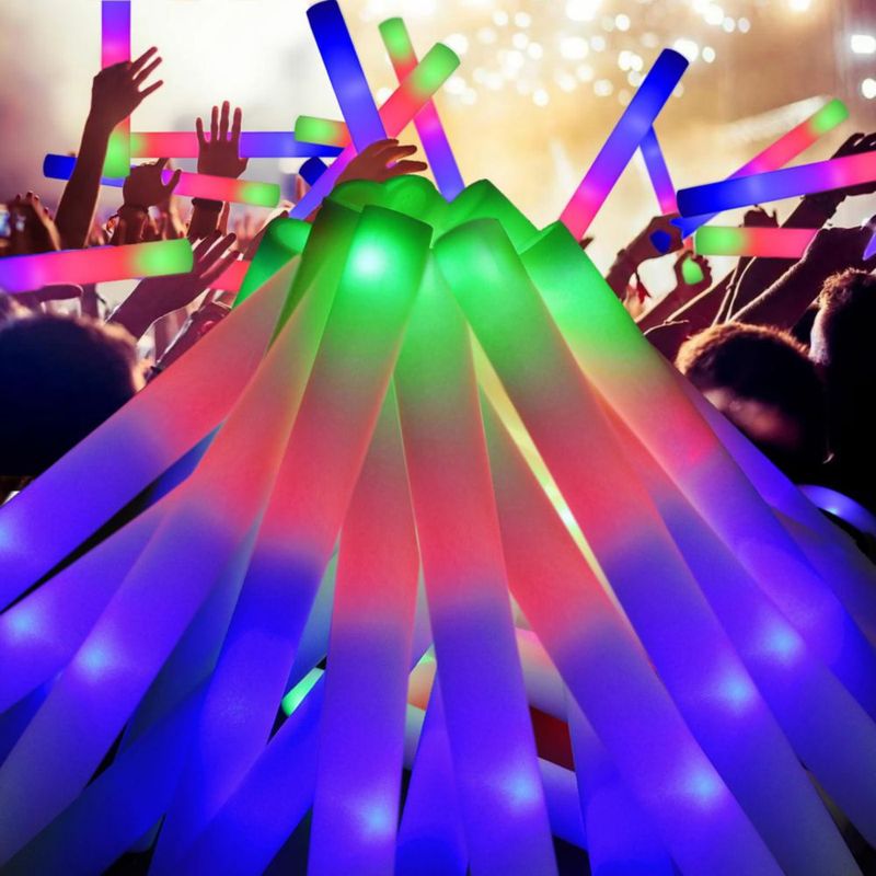 Barras luminosas de espuma EXCECAR 58 piezas 3 modos LED para fiesta