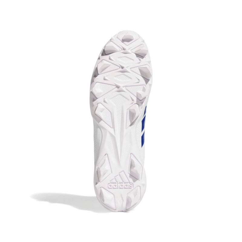 Botas de fútbol americano adidas Adizero Impact.2 25 cm Blanco/Azul para hombre