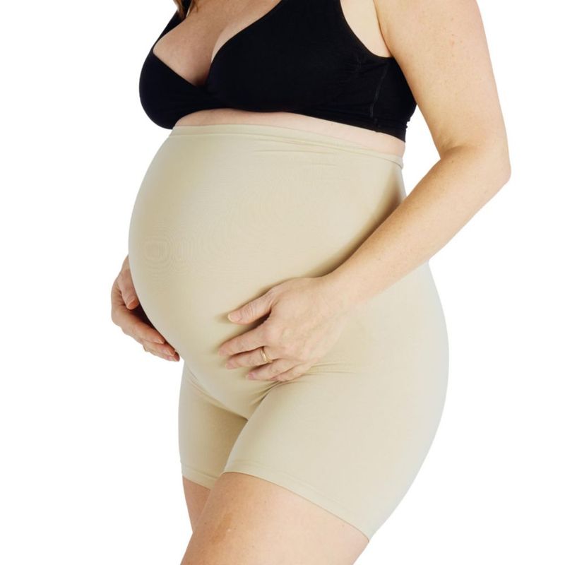 Belly Bandit Short de Soporte para Embarazo Moldeador de Muslos Color Nude