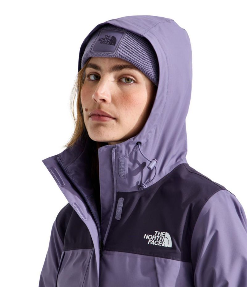 Abrigo The North Face Antora Parka impermeable L Ciruela/Crepúsculo