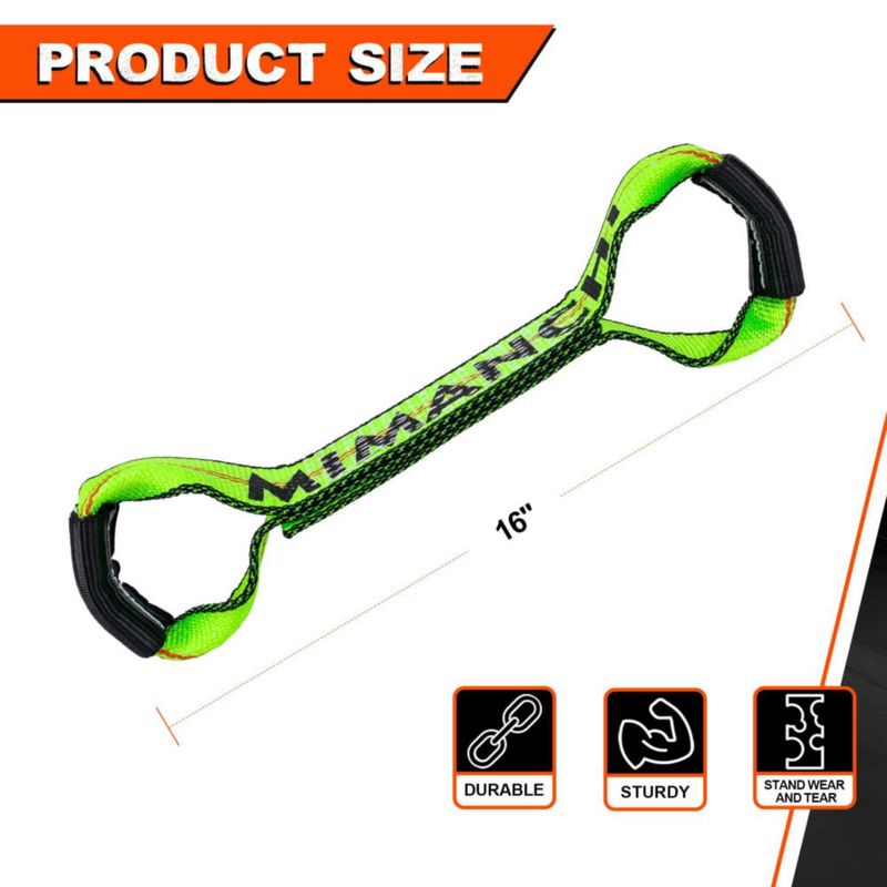 Correa de Carga Mimanchi 41 cm 2" Pack de 4 13 200 lb