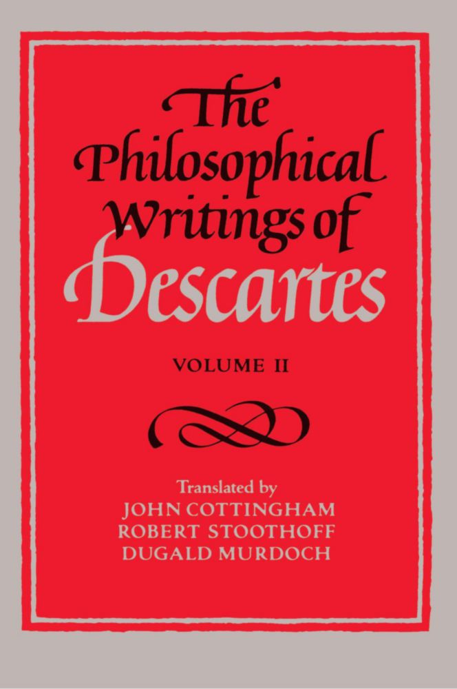 Libro Cambridge University Press – Descartes Volumen 2
