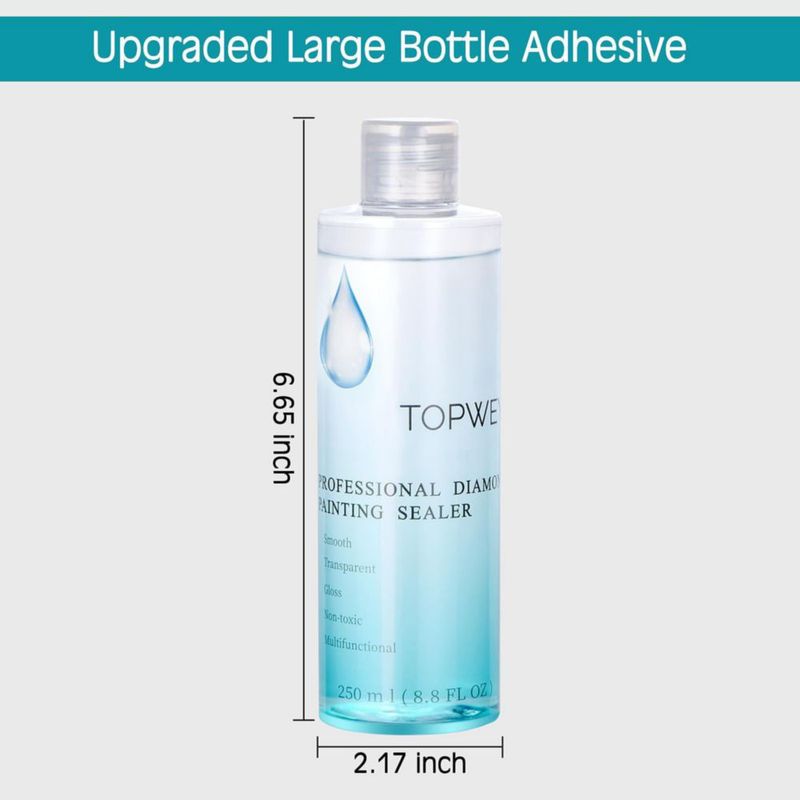 Pegamento Topwey Diamond 2 x 250 ml para Pintura de Diamantes