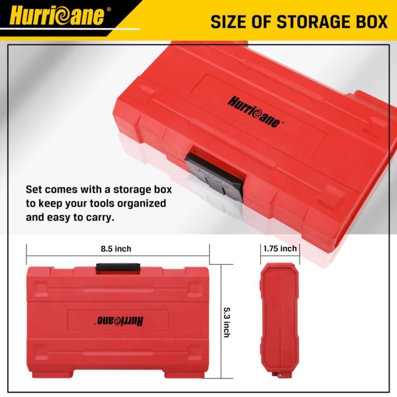 Juego de Destornilladores Aislados HURRICANE 13 piezas 1000V