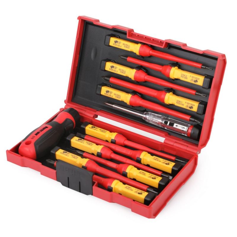 Juego de Destornilladores Aislados HURRICANE 13 piezas 1000V