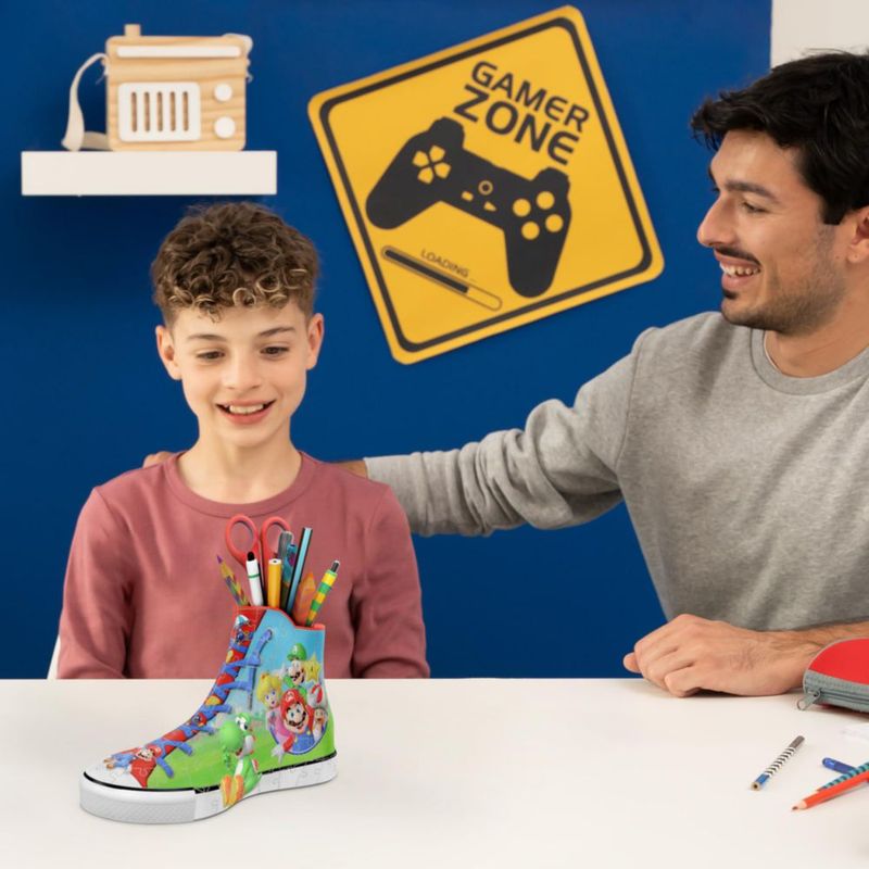 Rompecabezas 3D Ravensburger Super Mario Zapatilla 108 piezas