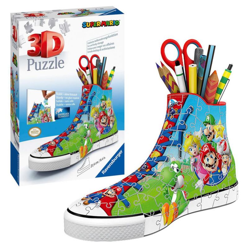 Rompecabezas 3D Ravensburger Super Mario Zapatilla 108 piezas