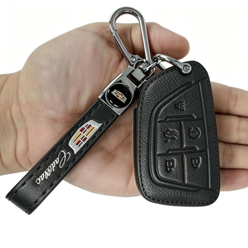 Funda para mando ZERAL Cadillac de 5 botones negra