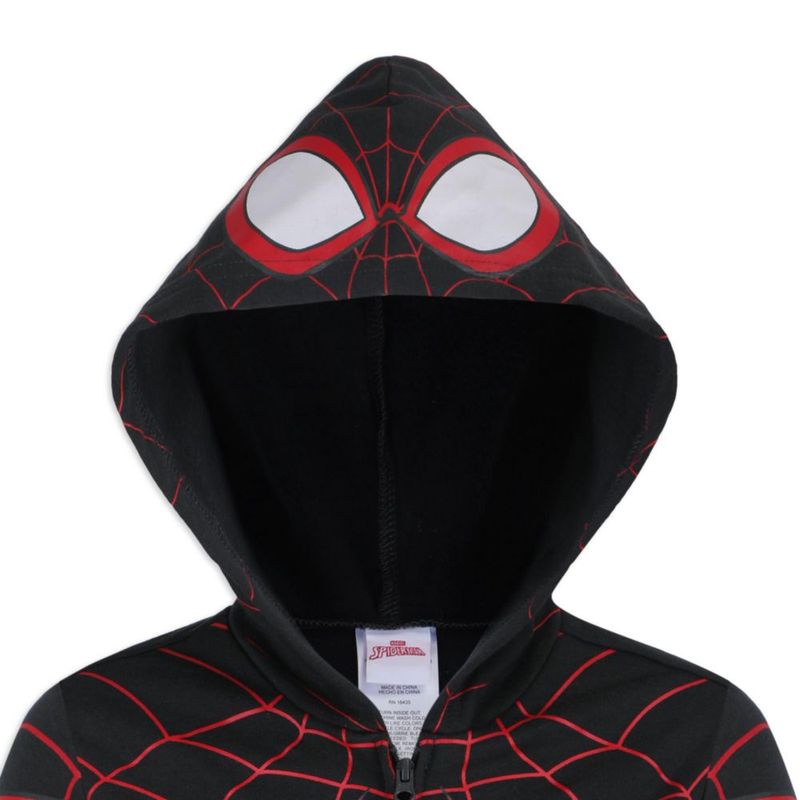 Conjunto de sudadera con capucha y pantalón Marvel Spider-Man Miles Morales para niños