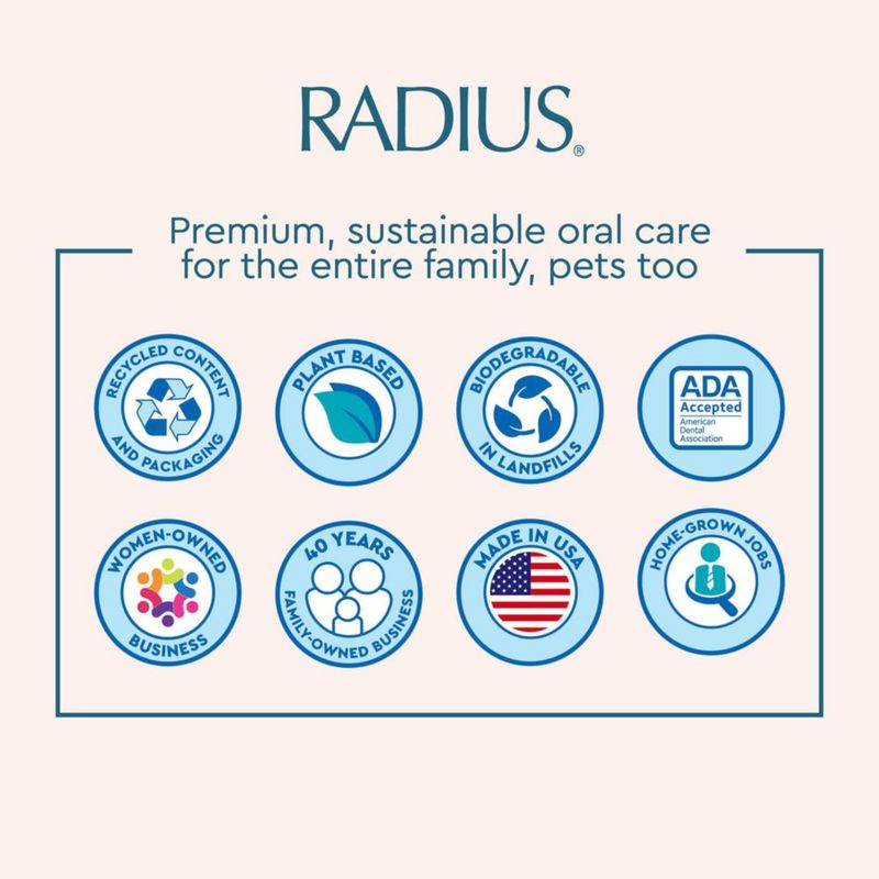 Pasta de dientes RADIUS 85 g Menta Aloe y Neem (2 unidades)