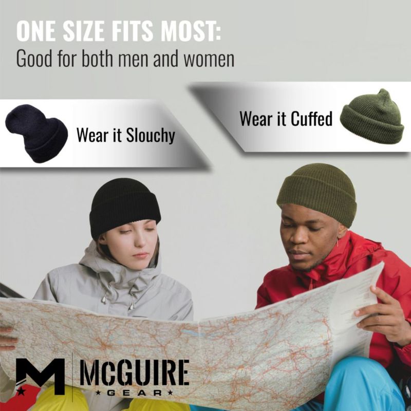 Gorro McGuire Gear de Lana Verde OD (Hecho en EE. UU.)
