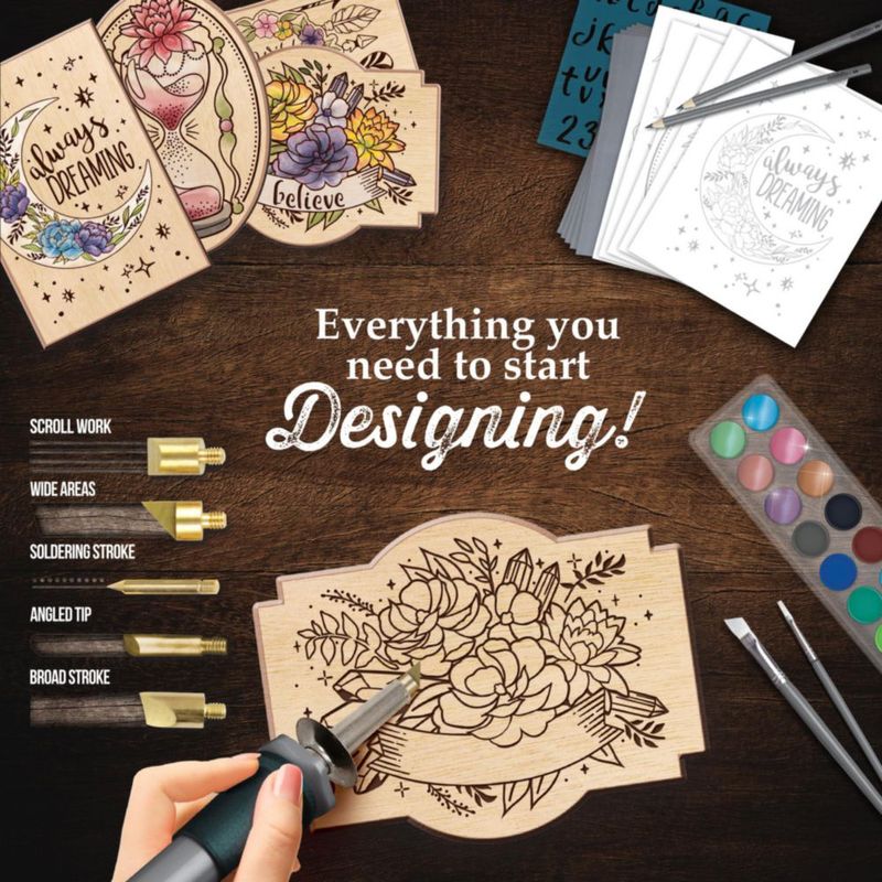 Kit de Pirografía ArtSkills de 48 piezas para principiantes