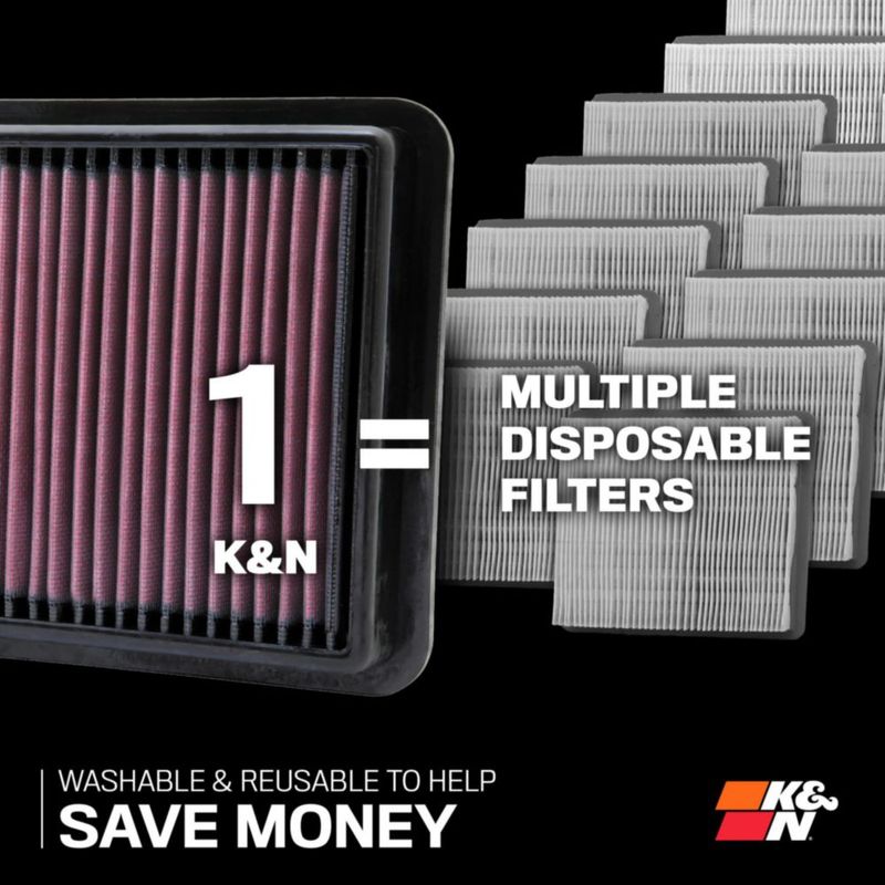 Filtro de aire K&N 33-2955 lavable de por vida