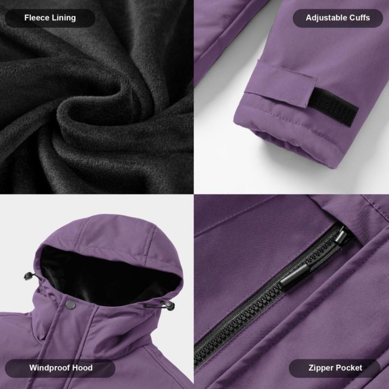 Chaqueta Térmica Brimekey con Batería de 20000 mAh y Forro Polar