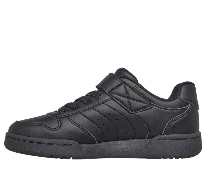 Zapatilla Skechers para niño 13.5 (talla pequeña) Negro/Negro