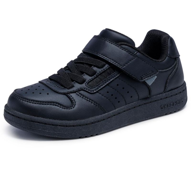 Zapatilla Skechers para niño 13.5 (talla pequeña) Negro/Negro