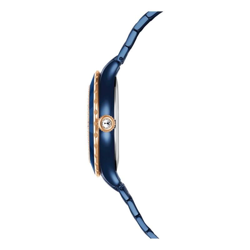 RELOJ Swarovski Octea Moon con correa de metal azul