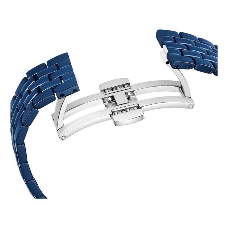 RELOJ Swarovski Octea Moon con correa de metal azul