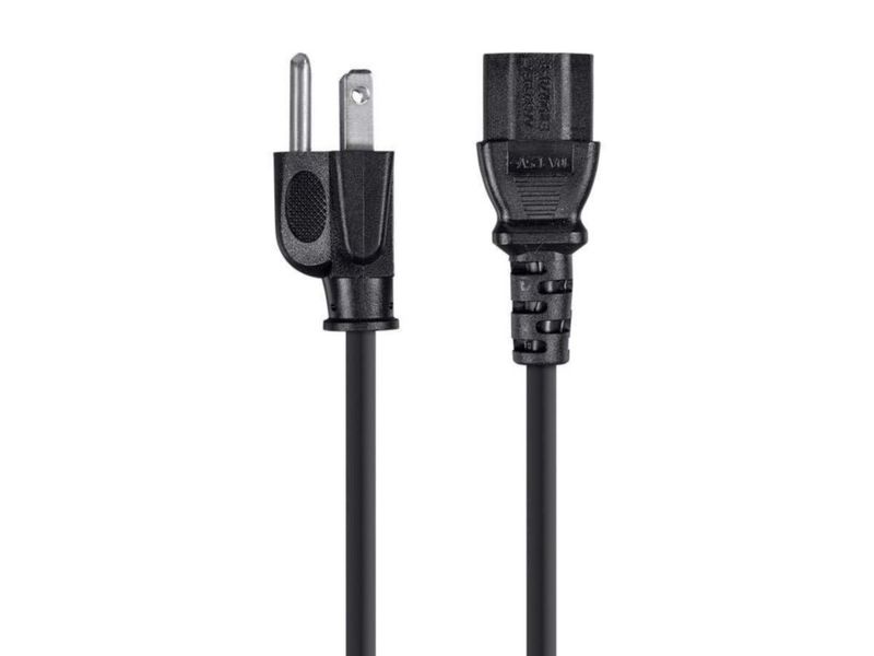 Cable de alimentación Monoprice 3 m negro C13/5‑15P 16 AWG
