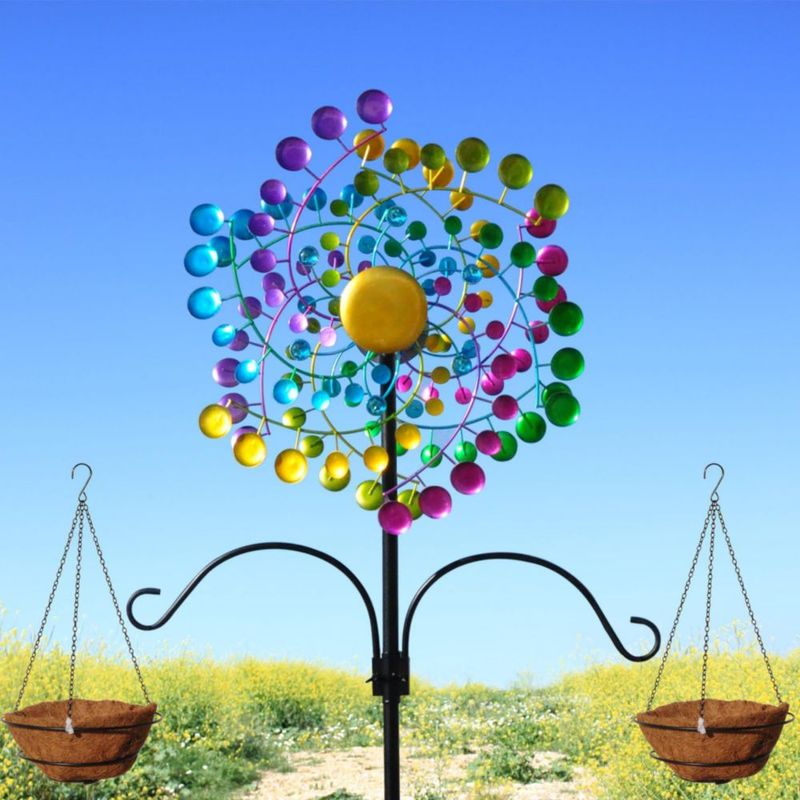 Girador de Viento Tuokiuhn de Metal para Decoración Exterior de Jardín