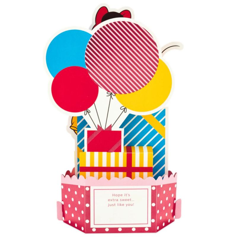 Tarjeta de Cumpleaños Pop Up Hallmark Minnie Mouse