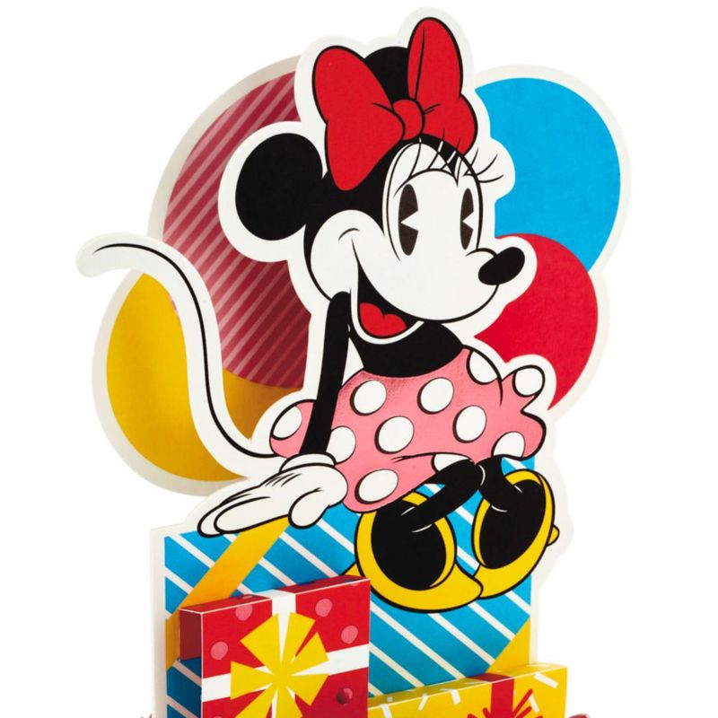 Tarjeta de Cumpleaños Pop Up Hallmark Minnie Mouse
