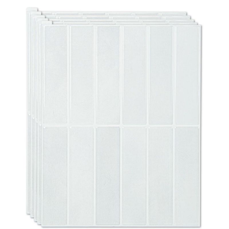 Baldosas adhesivas Art3d pack de 10 29 × 23 cm Piedra blanca