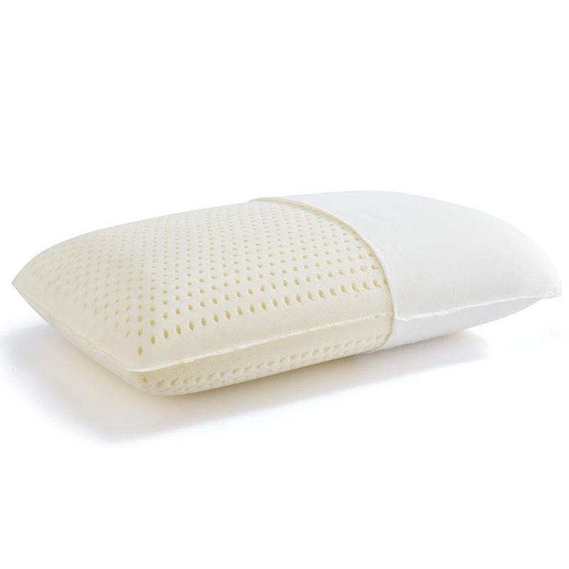 Almohada Kiss Dream Queen de Látex Altura Media con Funda de Algodón