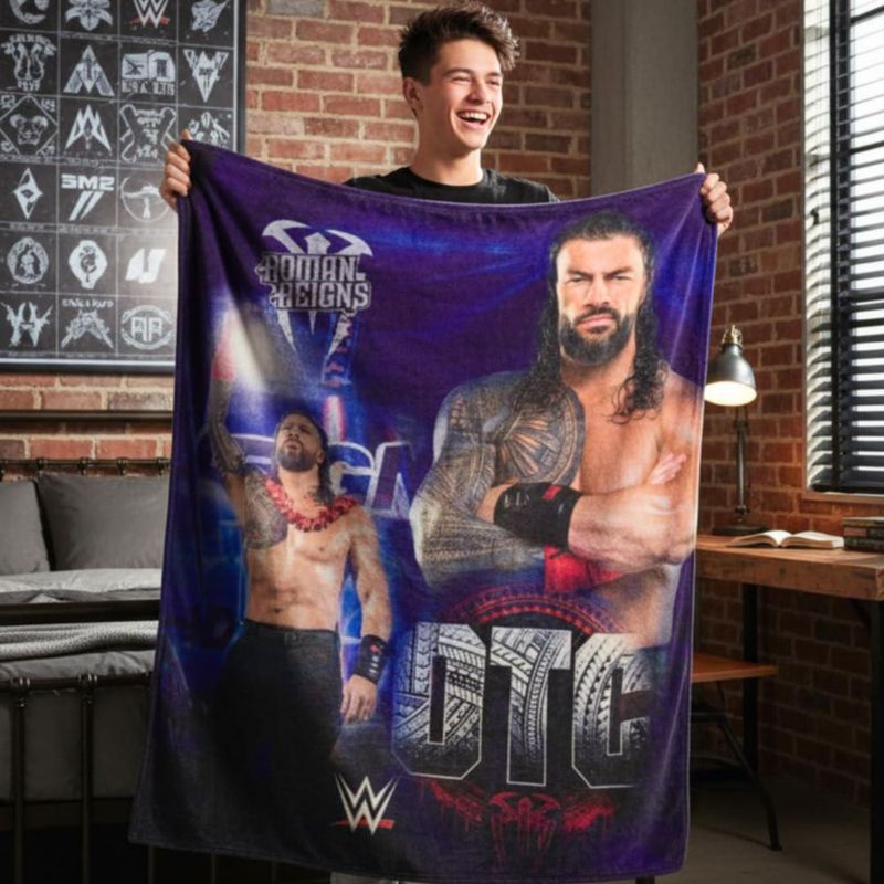 Manta Franco 117 cm x 152 cm Roman Reigns WWE