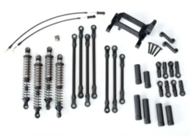 Kit de Elevación de Brazos Largos Traxxas 8140 TRX-4 Negro 25 cm