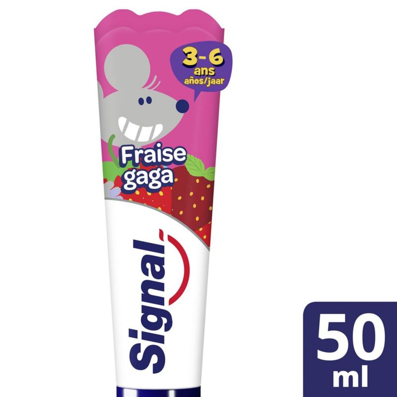 Pasta de dientes Signal 50 ml Fresa 3‑6 años