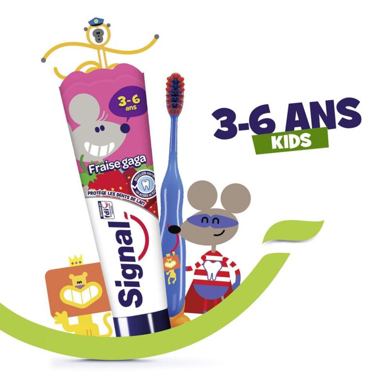 Pasta de dientes Signal 50 ml Fresa 3‑6 años